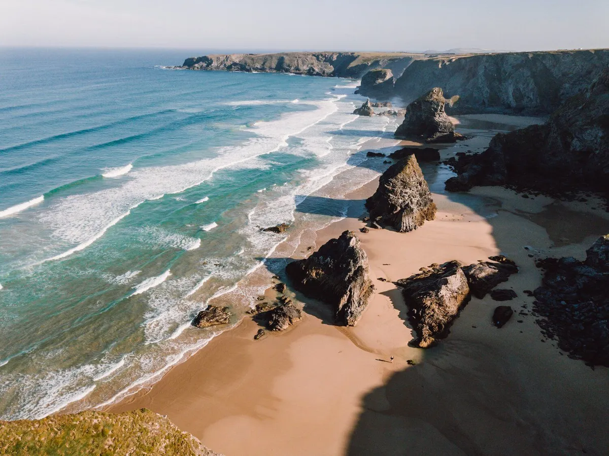 Bedruthan Steps Beach