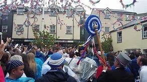 Image result for padstow obby oss