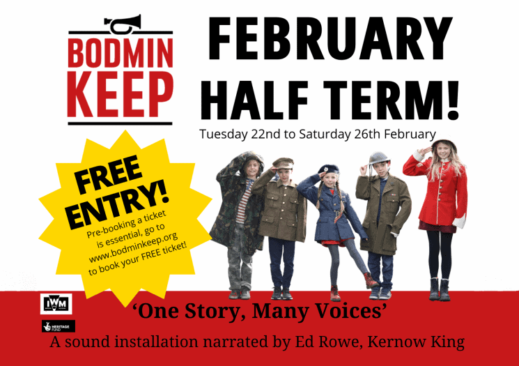 February half term Bodmin Keep Poster