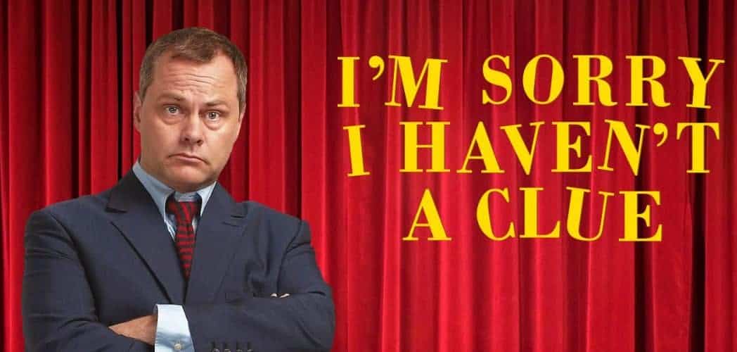 Jack Dee's I'M SORRY I HAVEN'T A CLUE poster